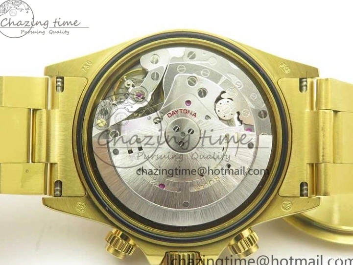 MiroTime 0307 Daytona 116589RBOW YG Rainbow Crystal BLF Best Edition Black Dial on YG Bracelet A ZeroBulk 3352